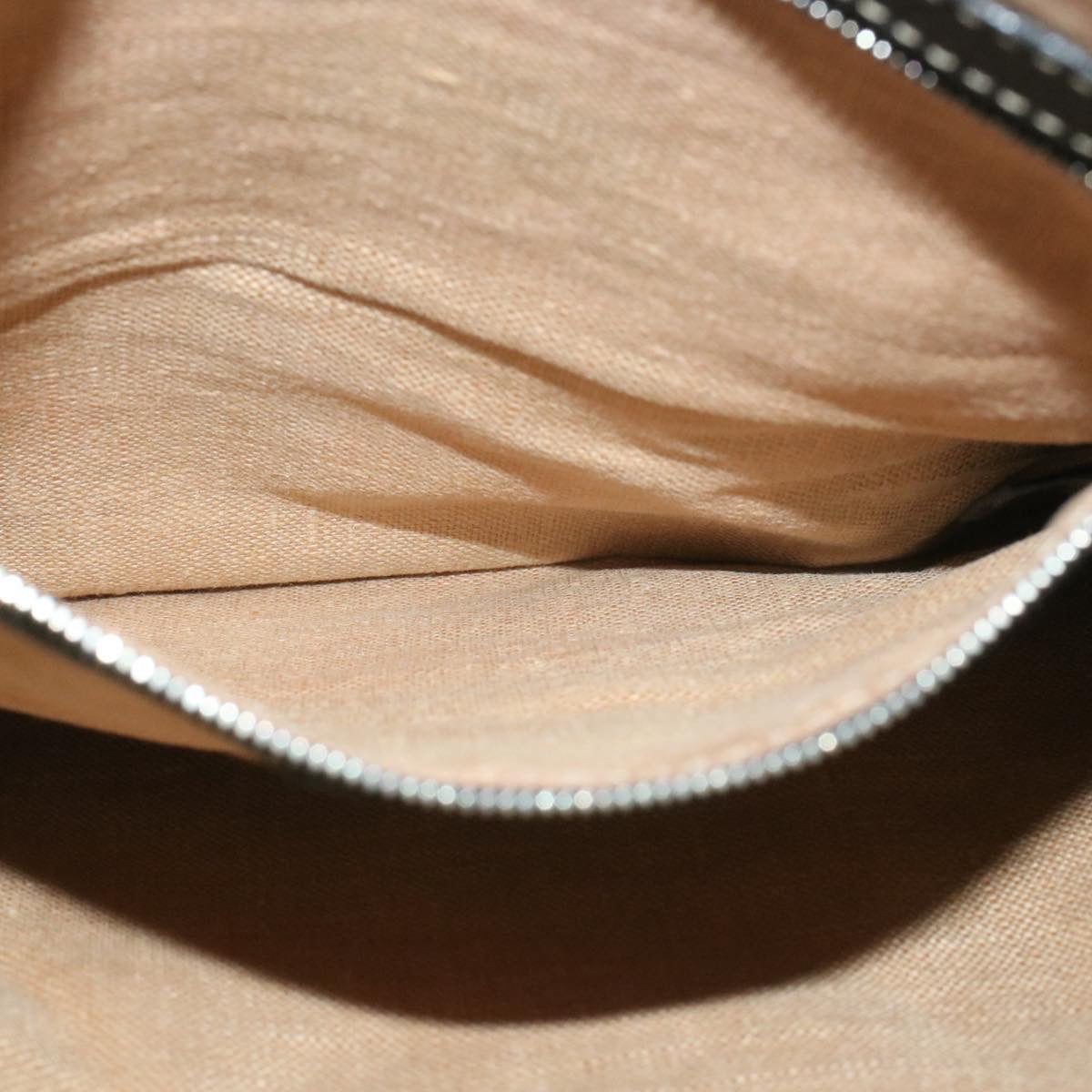 FENDI Shoulder Bag Leather Black rd1013