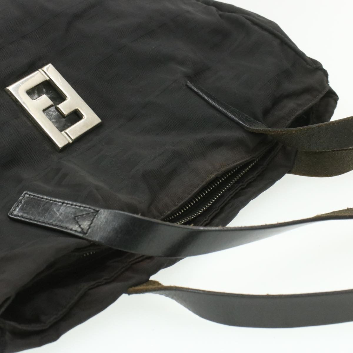 FENDI Zucca Canvas Tote Bag Black rd1023