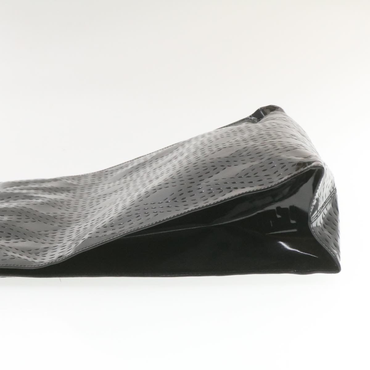 FENDI Tote Bag Coated Canvas Black rd1453