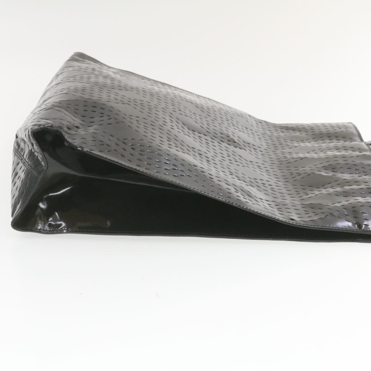 FENDI Tote Bag Coated Canvas Black rd1453