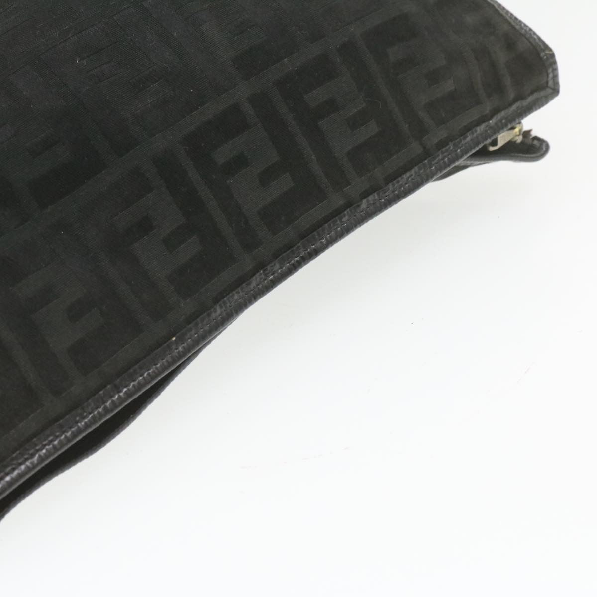 FENDI Clutch Bag Canvas 2Set Blue Black rd1490