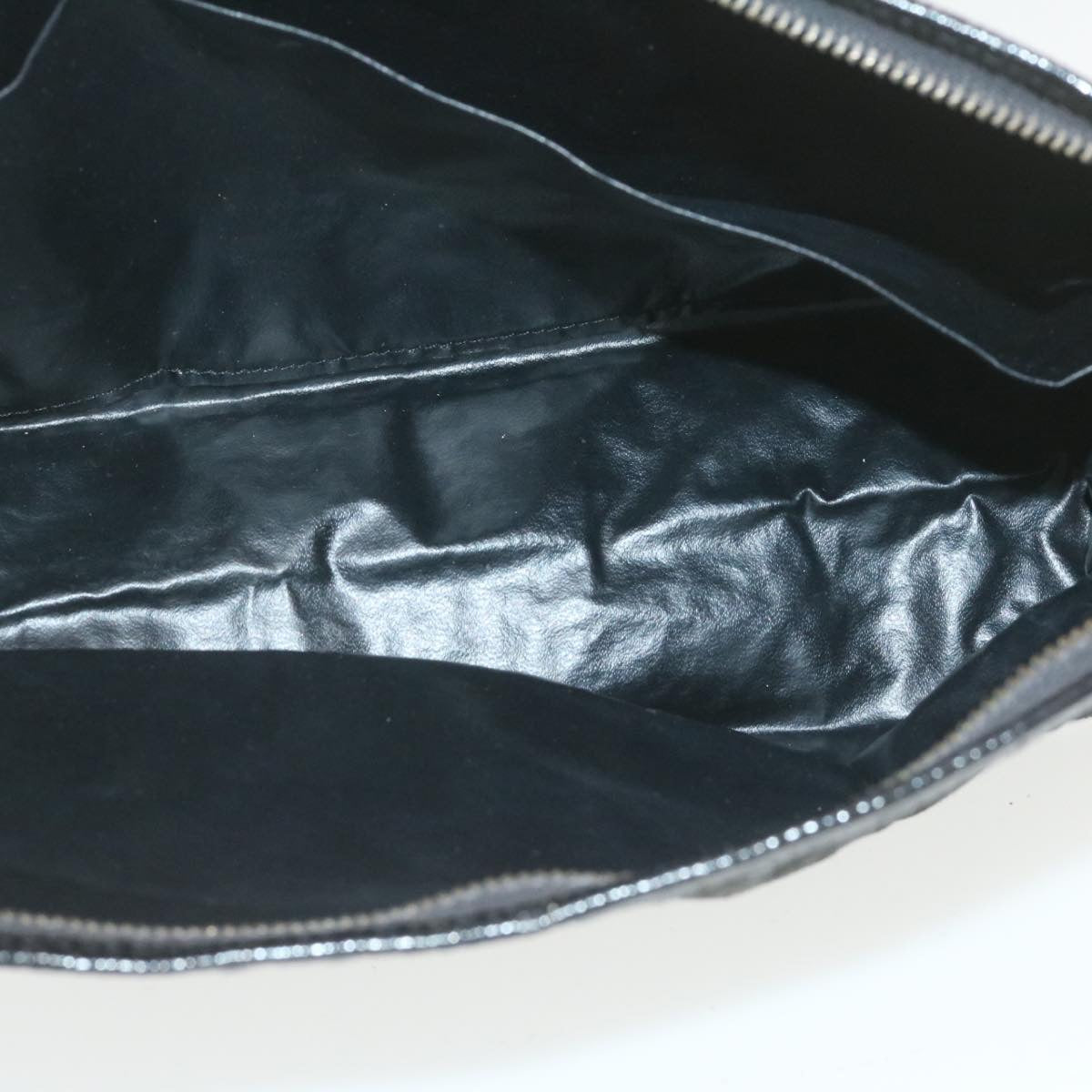 FENDI Clutch Bag Canvas 2Set Blue Black rd1490