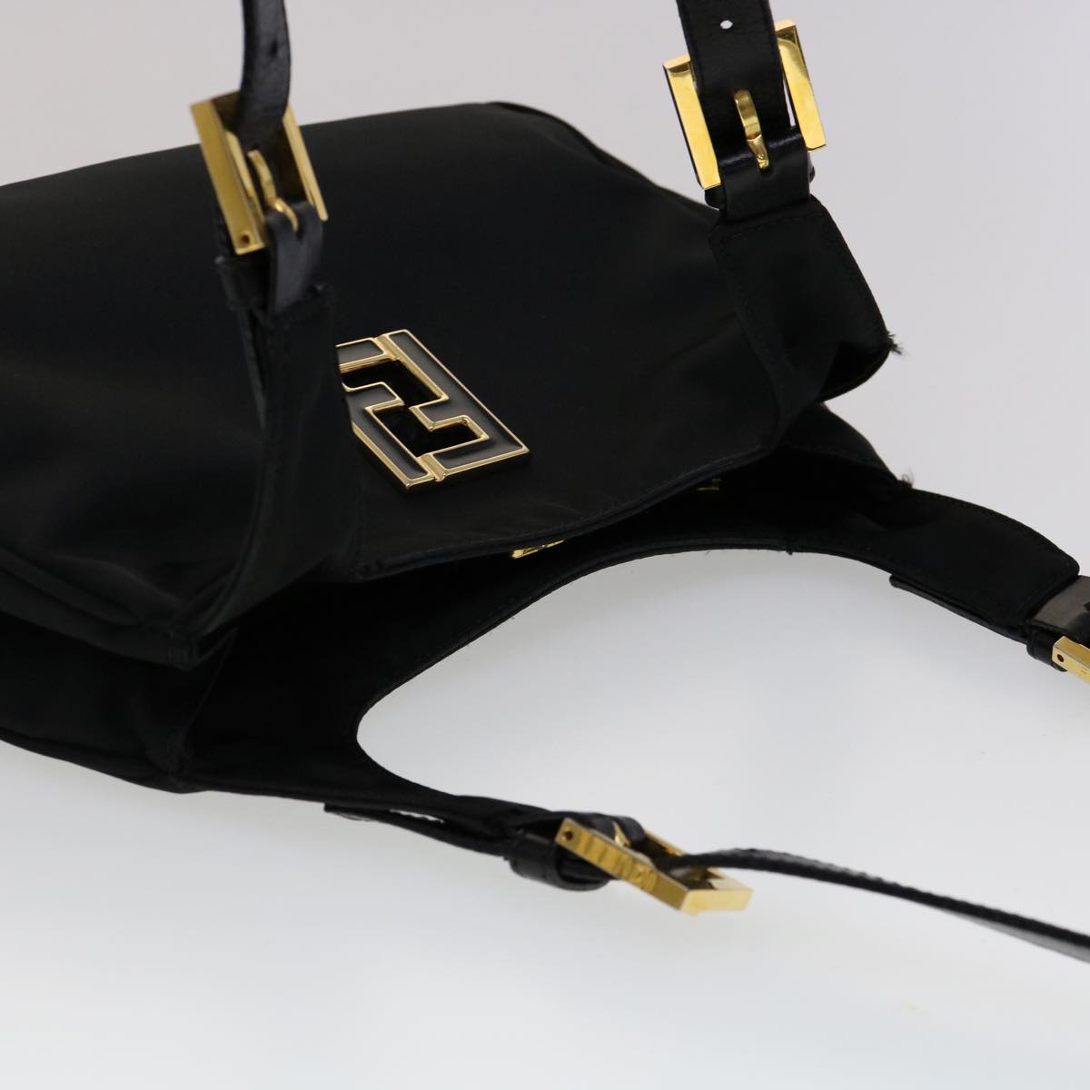 FENDI Shoulder Bag Nylon Black rd2099