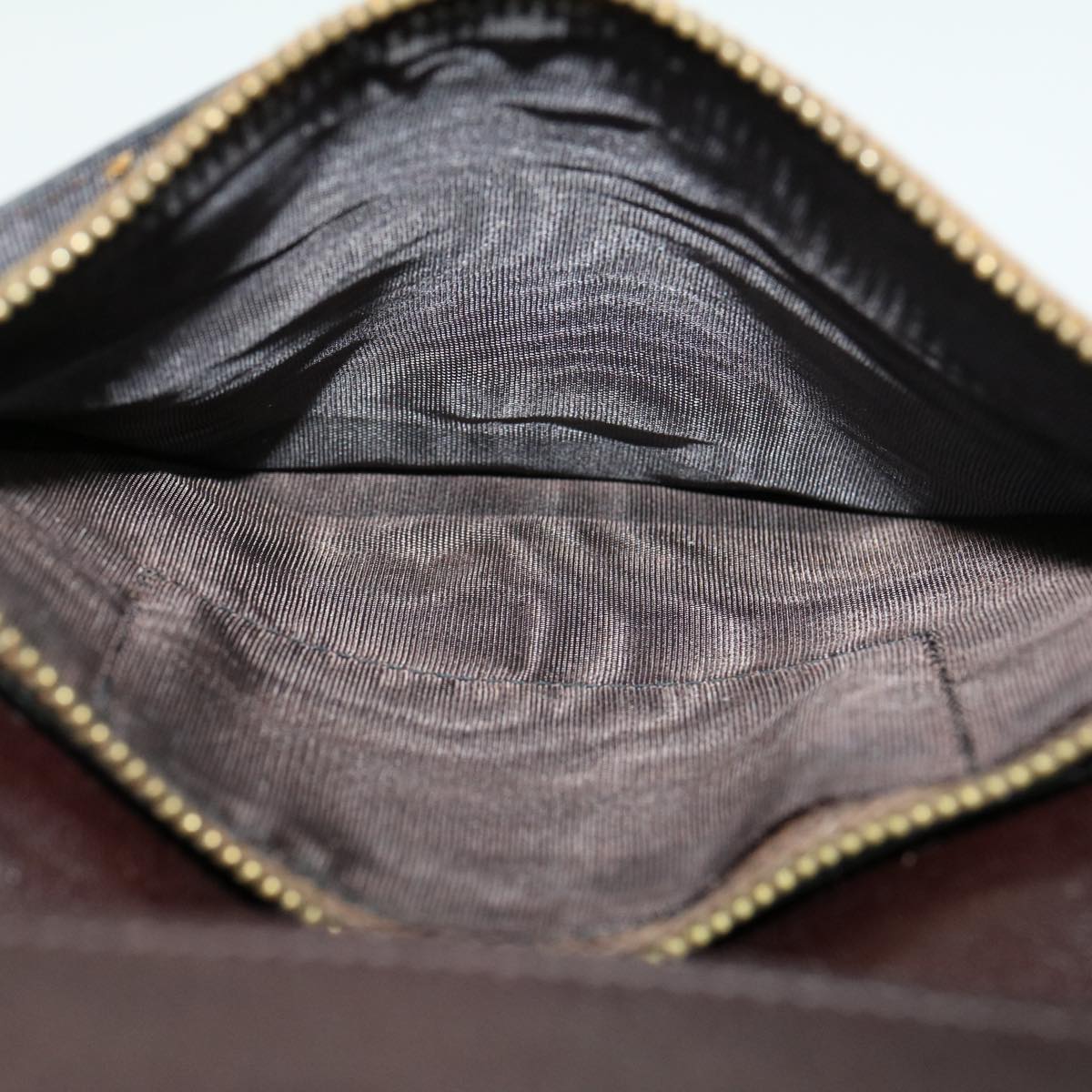 FENDI Zucca Canvas Wallet Brown Black rd2162