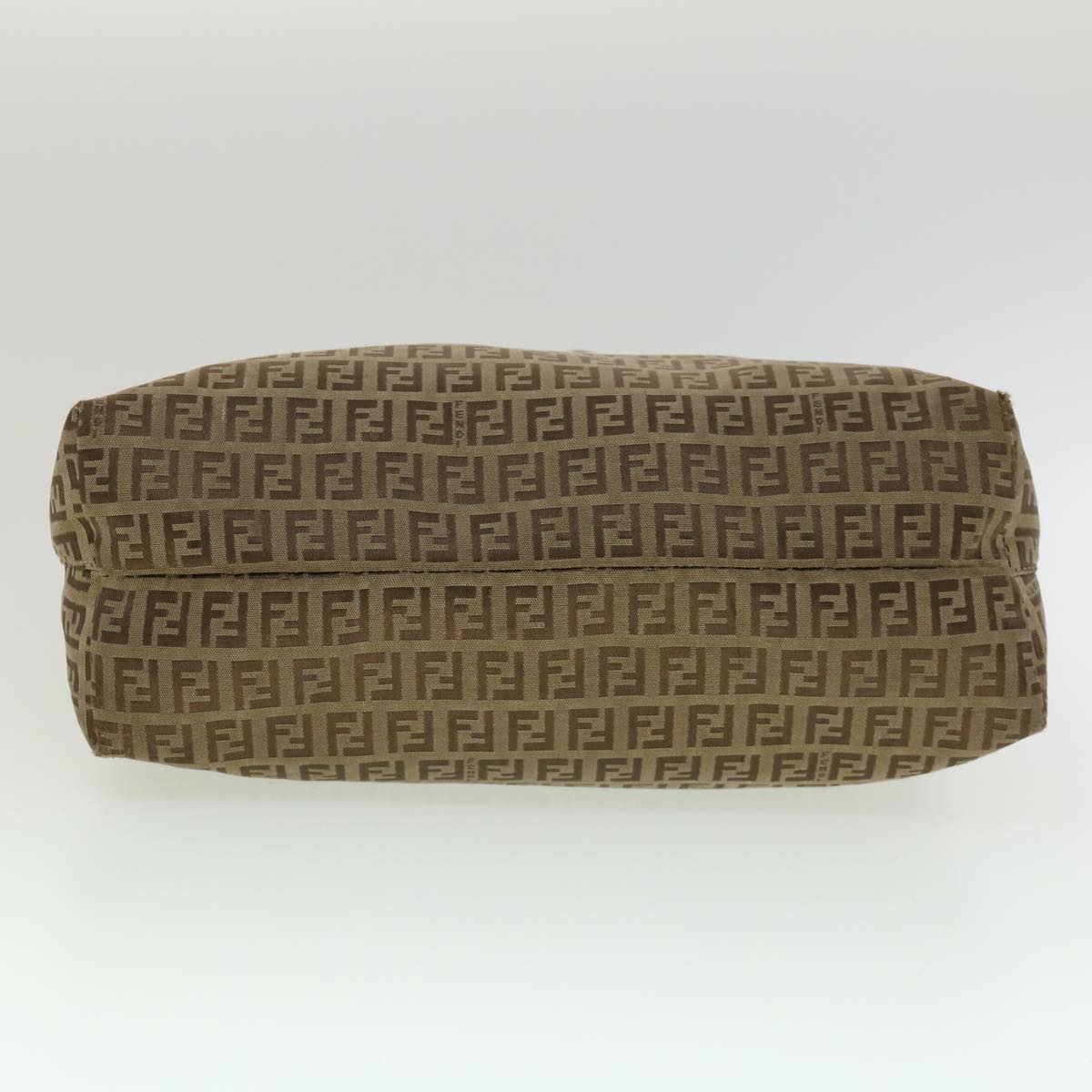 FENDI Zucchino Canvas Tote Bag Brown rd2227