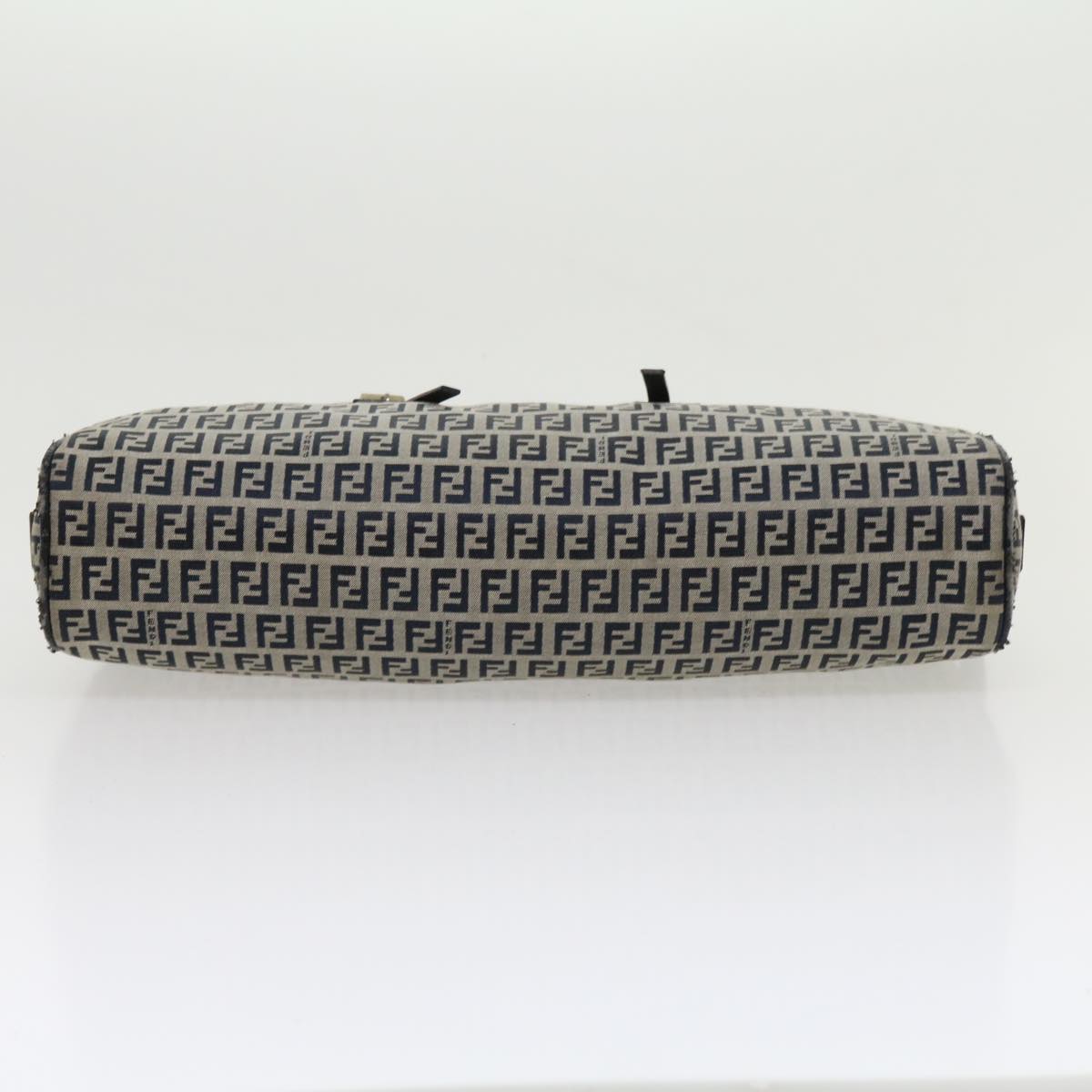 FENDI Zucchino Canvas Hand Bag Navy rd2345