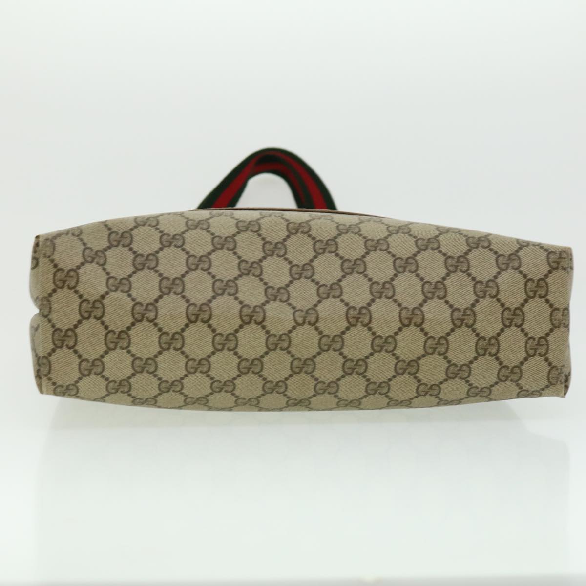 GUCCI GG Canvas Web Sherry Line Tote Bag Beige Red Green 3902003 rd2376