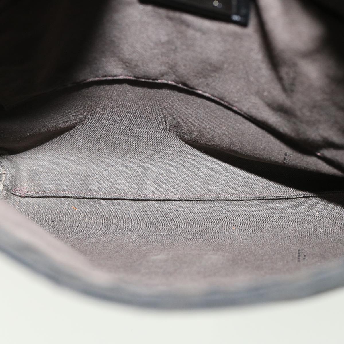 FENDI Zucchino Canvas Shoulder Bag Brown rd2894