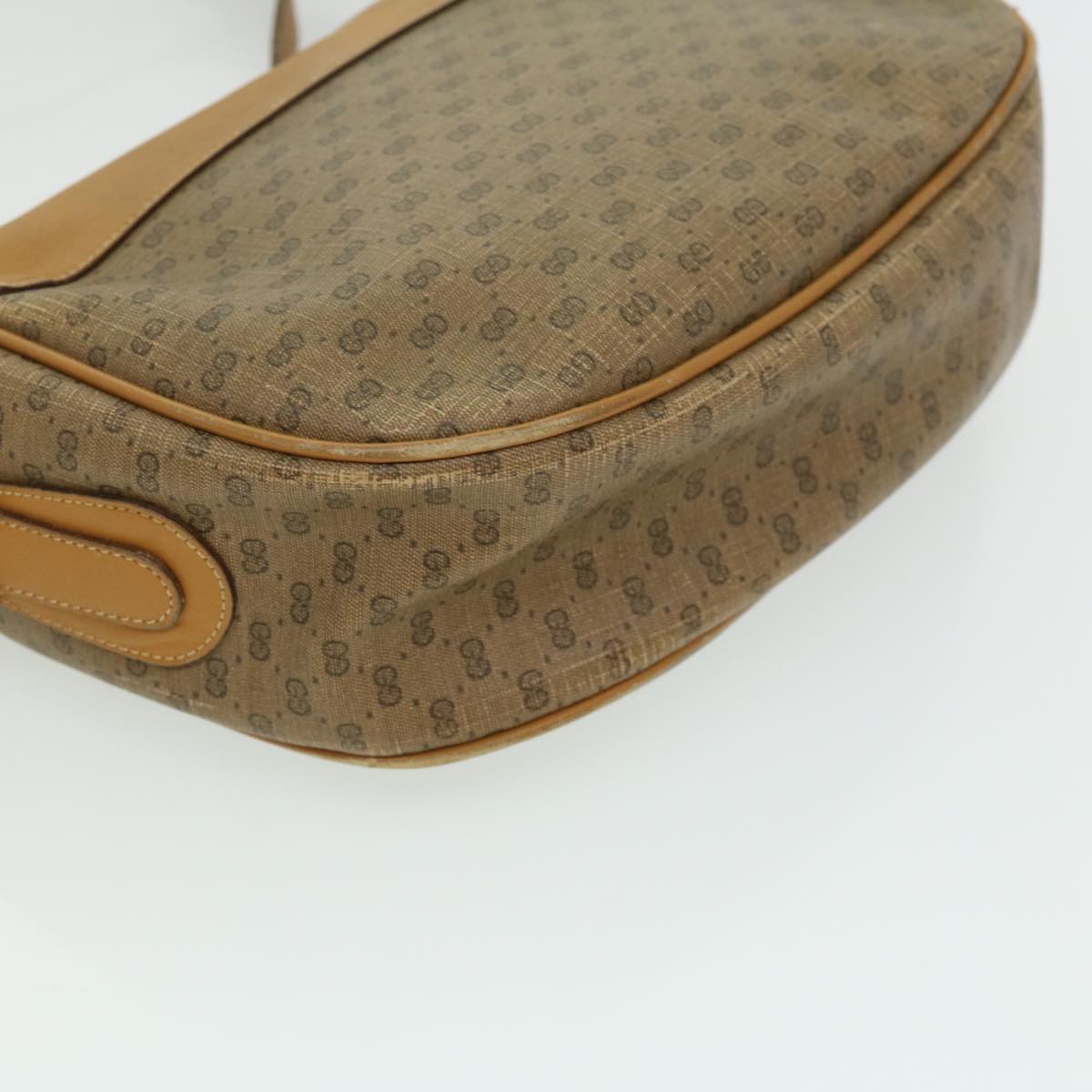 GUCCI Micro GG Canvas Shoulder Bag Brown 001580918 rd2931