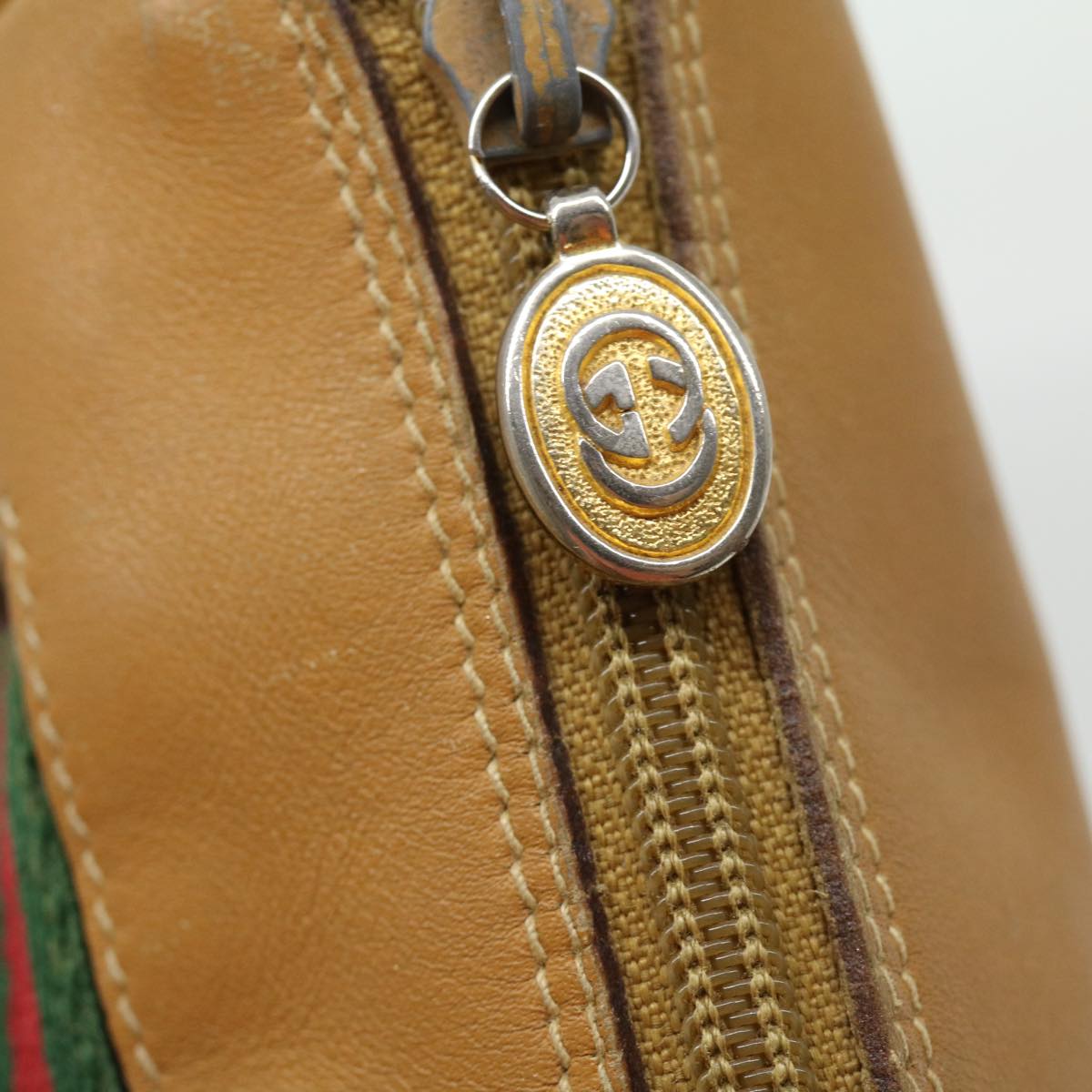 GUCCI Micro GG Canvas Shoulder Bag Brown 001580918 rd2931