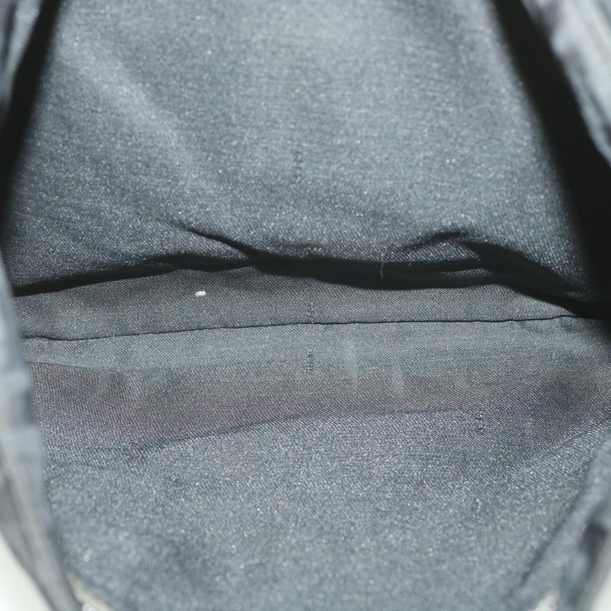 FENDI Zucca Canvas Shoulder Bag Nylon Black rd4345