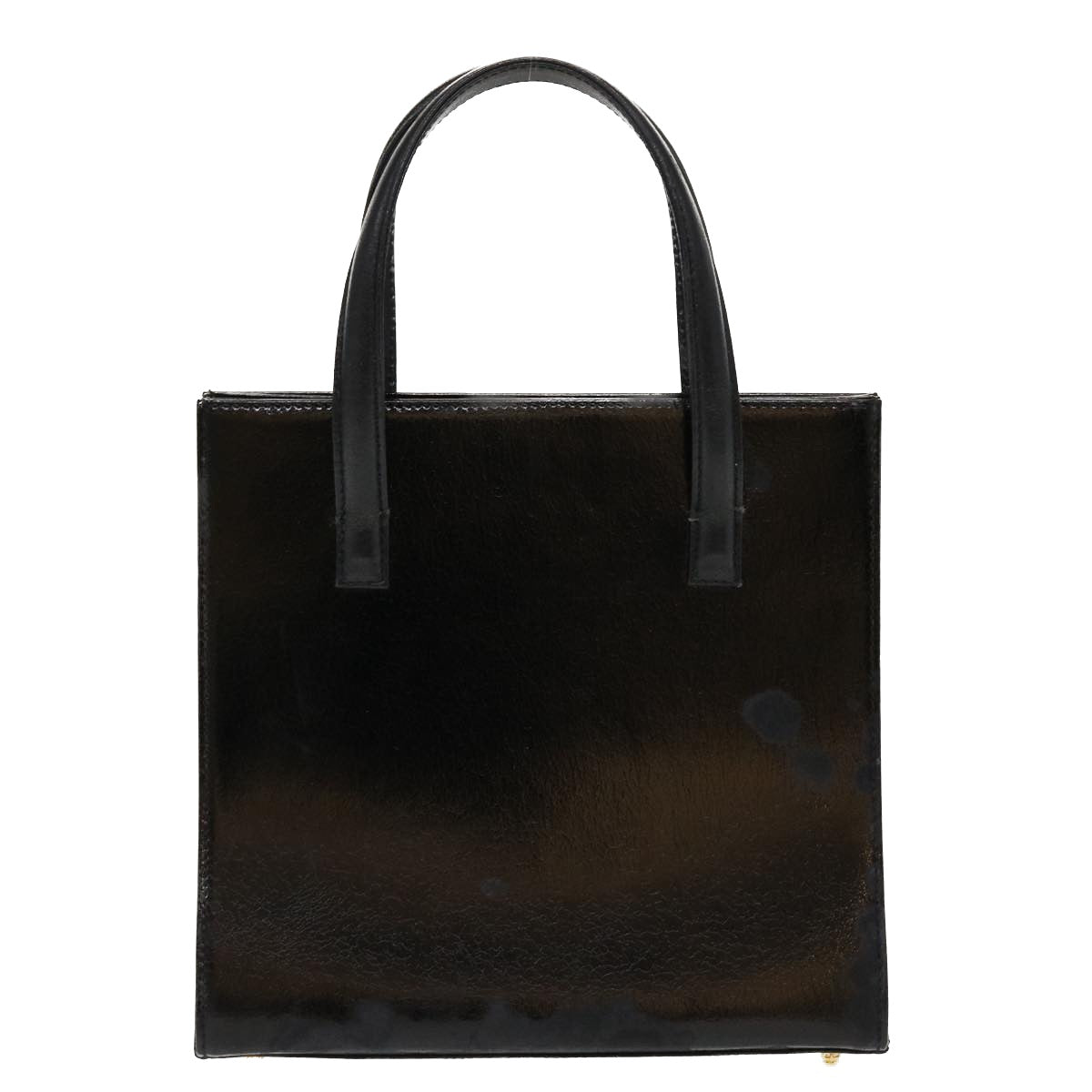 FENDI Hand Bag Leather 2way Black rd4371