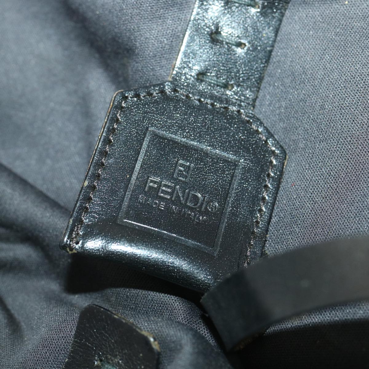 FENDI Zucca Canvas Tote Bag Nylon Black rd4391
