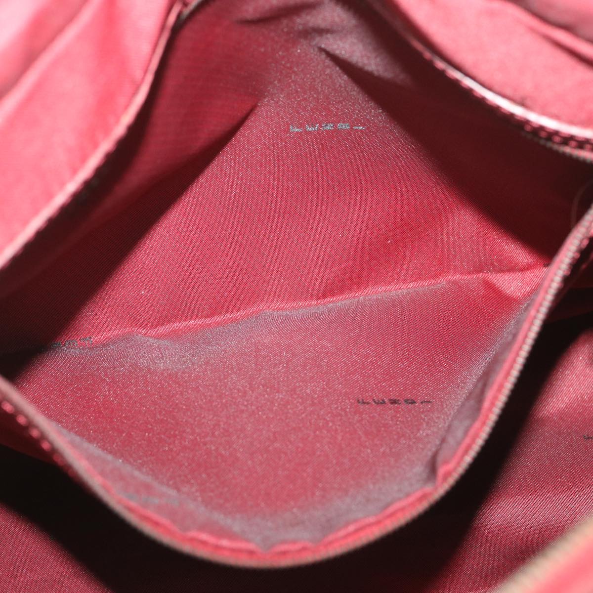 FENDI Zucchino Canvas Hand Bag Red rd4396