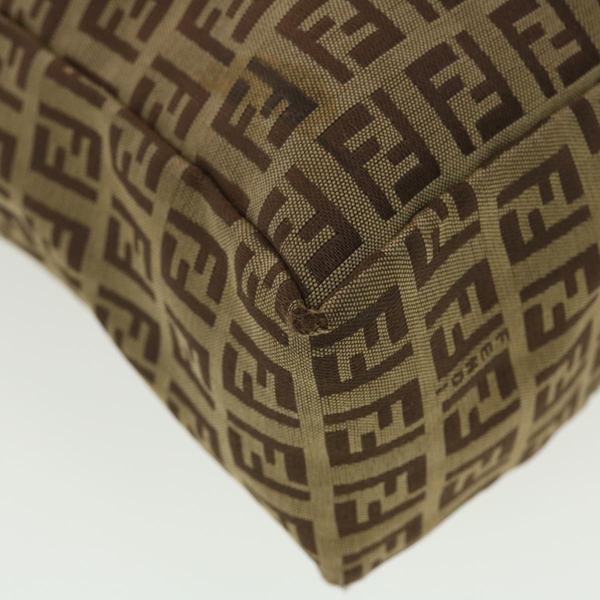 FENDI Zucchino Canvas Tote Bag Beige 3677/8BH006028 rd4733