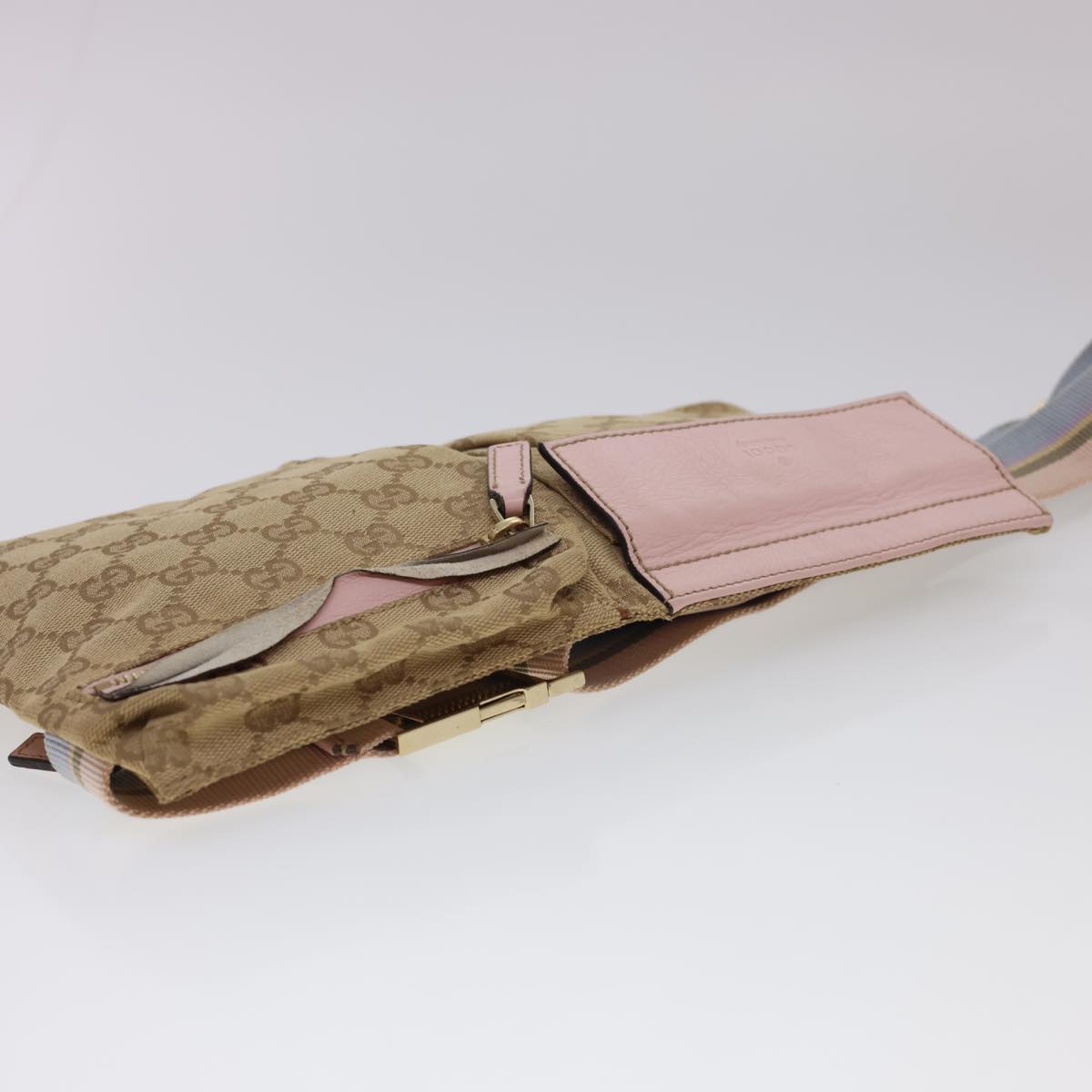 GUCCI GG Canvas Waist bag Beige 28566 rd4879