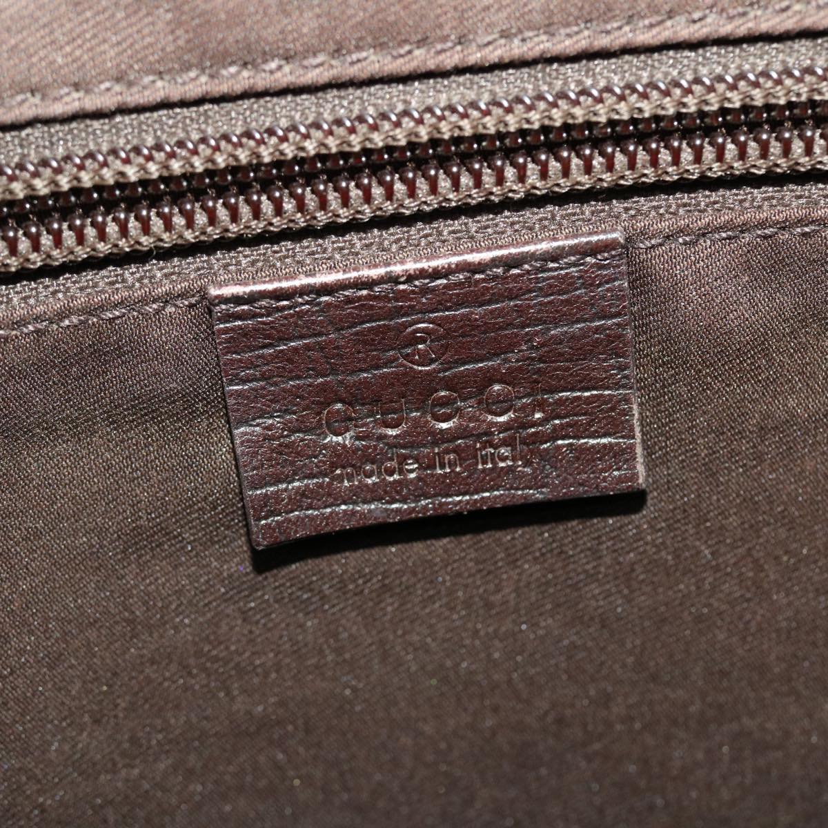 GUCCI GG Canvas Web Sherry Line Hand Bag Beige Red Green 152604 rd4886