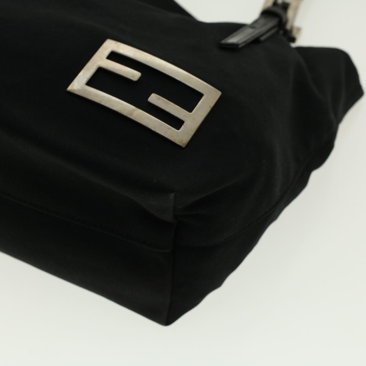 FENDI Shoulder Bag Nylon Black rd4906