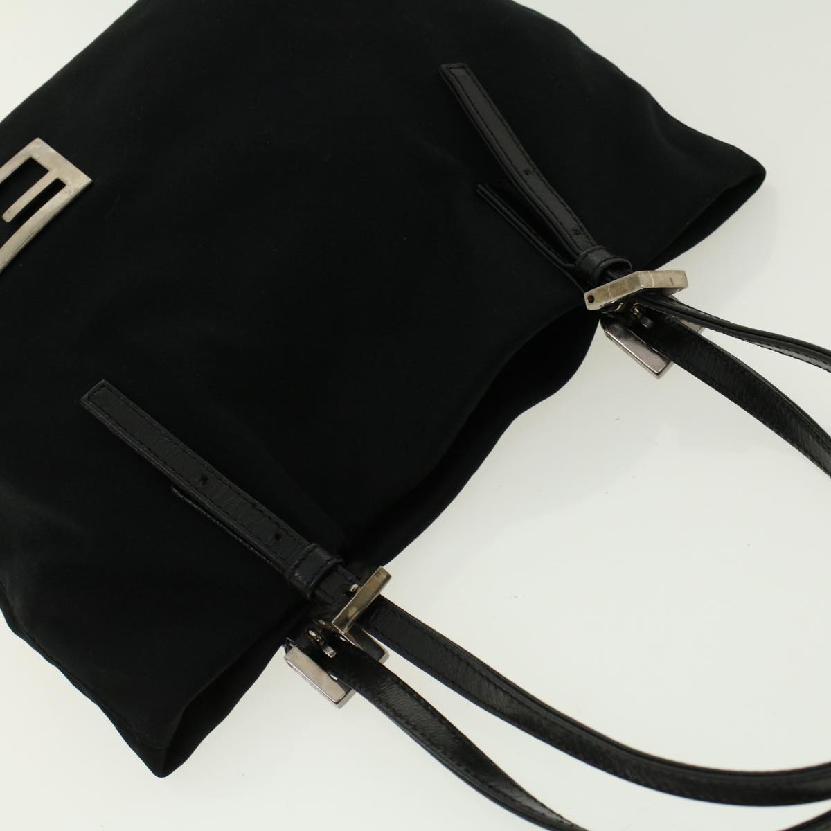 FENDI Shoulder Bag Nylon Black rd4906