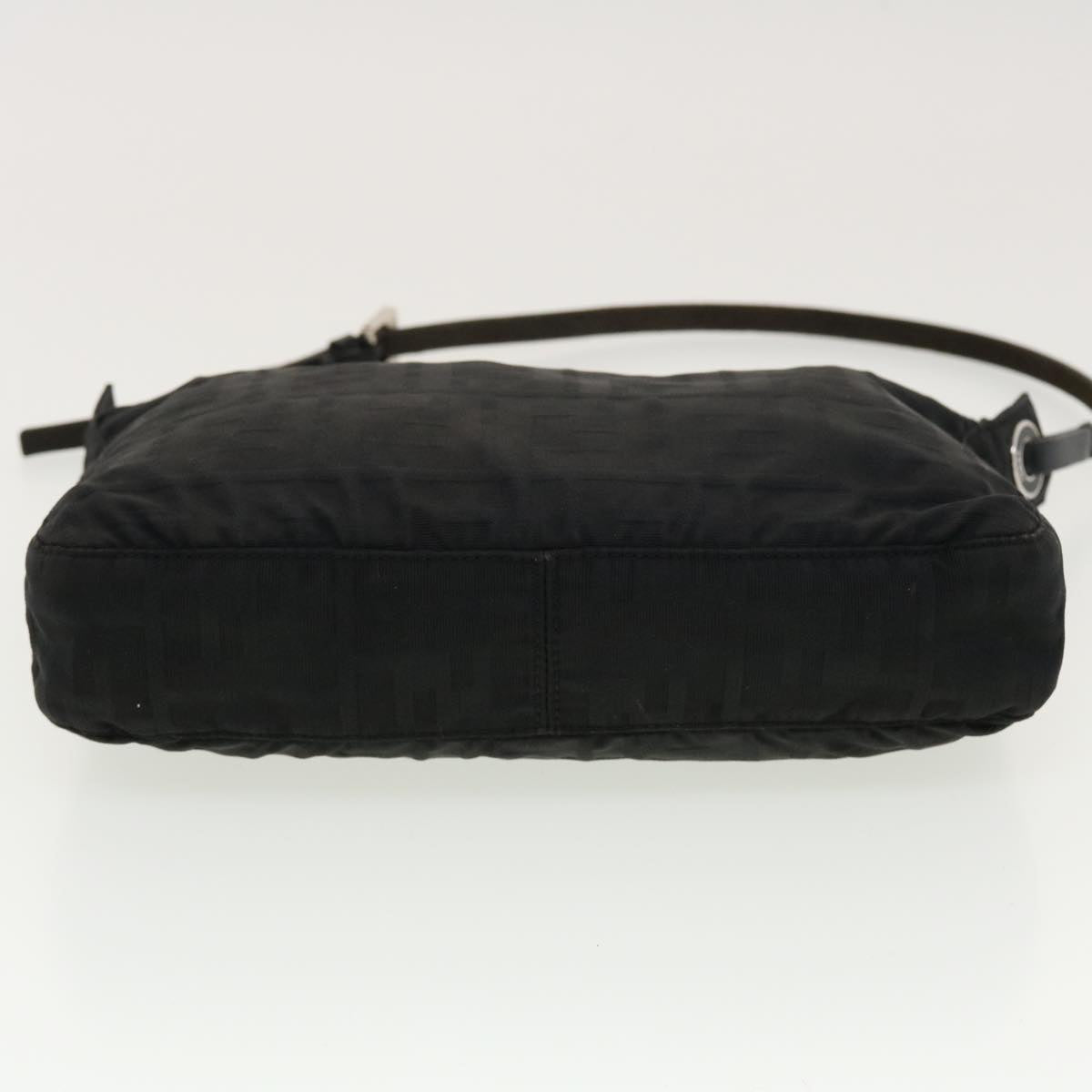 FENDI Zucca Canvas Shoulder Bag Black 2241-26617099 rd4911
