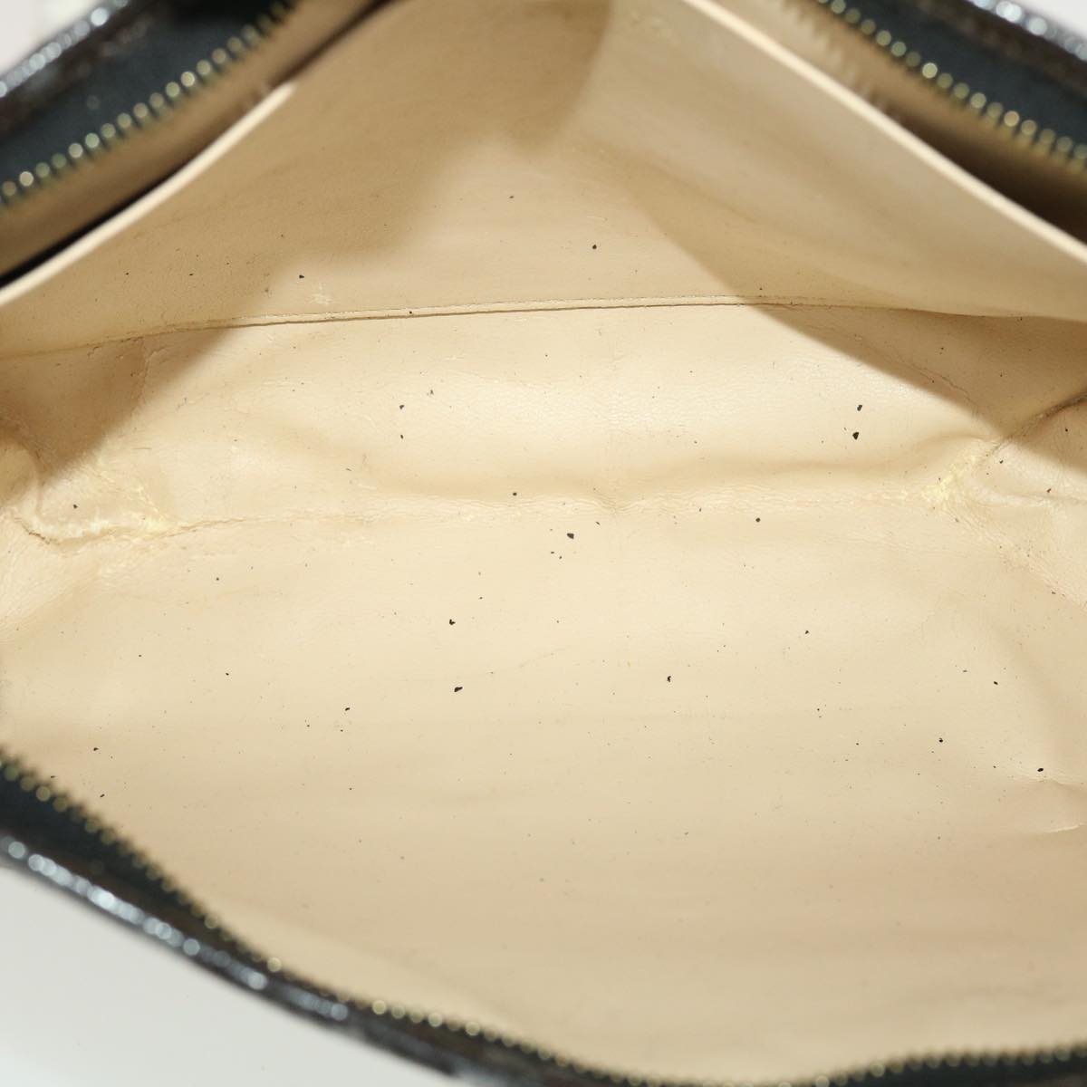 FENDI Zucca Canvas Clutch Bag Black Brown rd4921