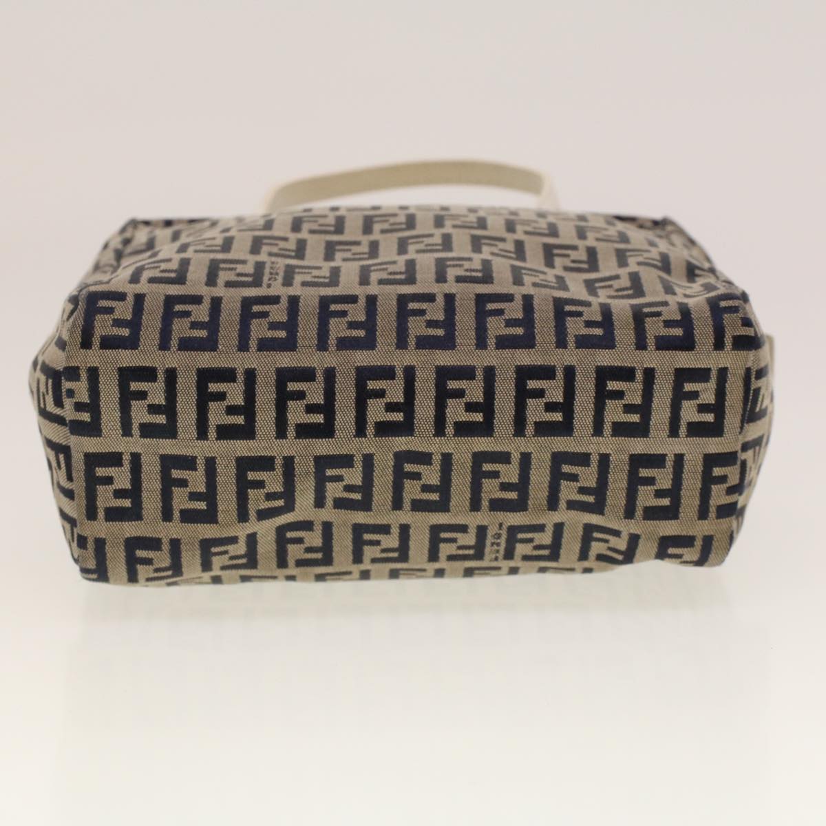 FENDI Zucchino Canvas Hand Bag Navy 2415 8N0000-028 rd5029