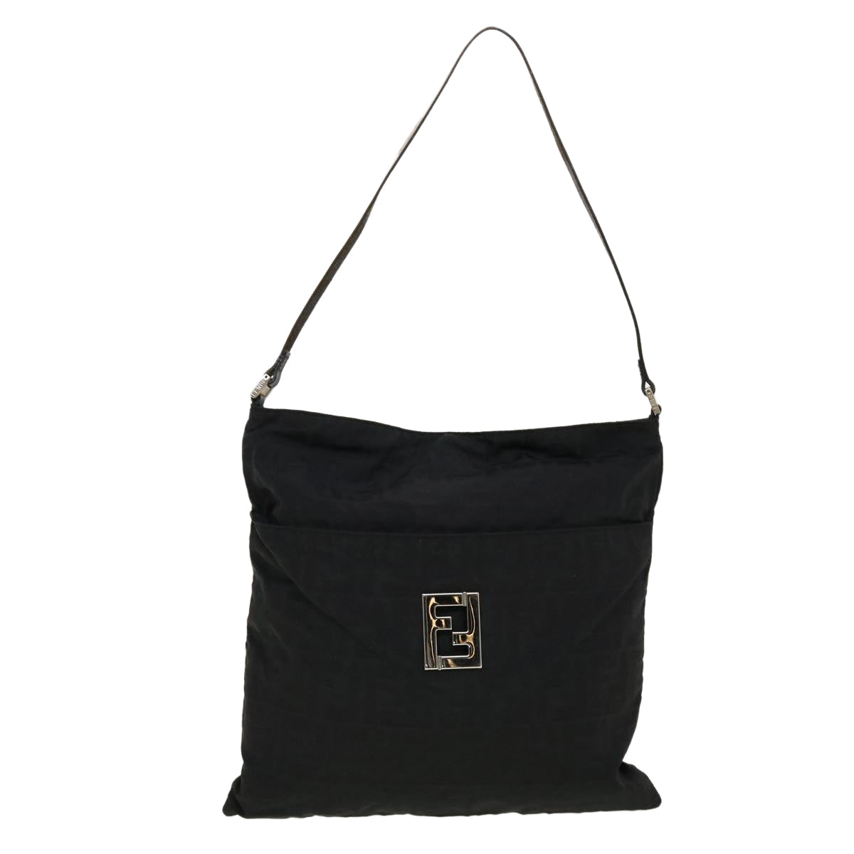 FENDI Zucca Canvas Shoulder Bag Black 06-10 15999 002 rd5061