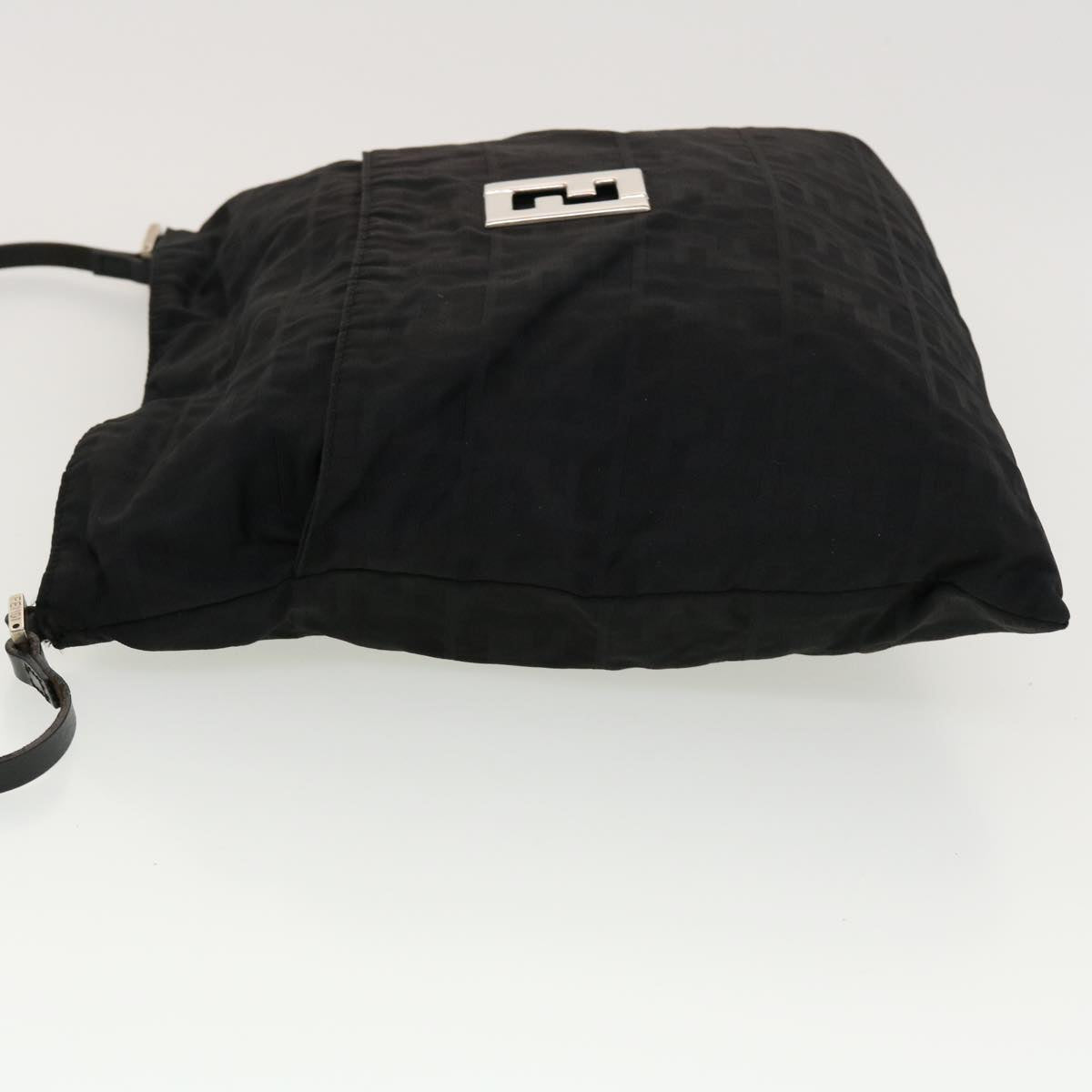 FENDI Zucca Canvas Shoulder Bag Black 06-10 15999 002 rd5061