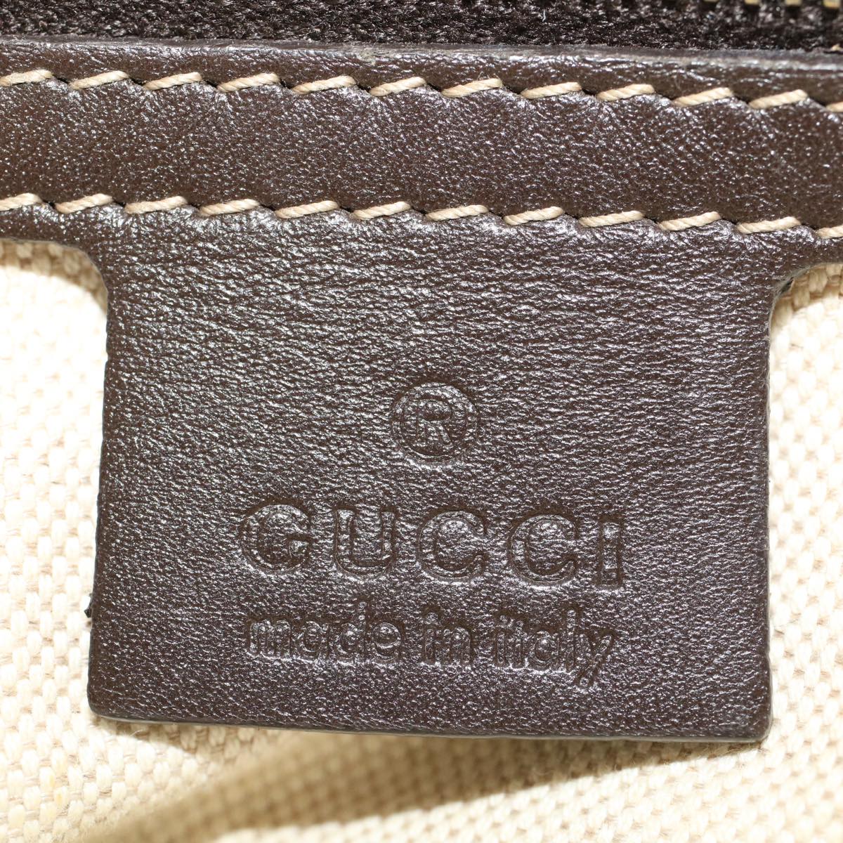GUCCI GG Canvas Web Sherry Line Tote Bag Beige Green Red 257063 rd5144