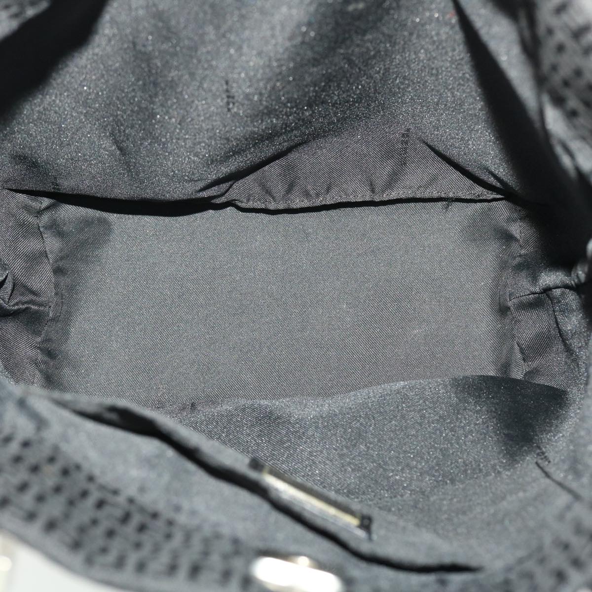 FENDI Zucchino Canvas Tote Bag Black 2415-8BH051-029 rd5147