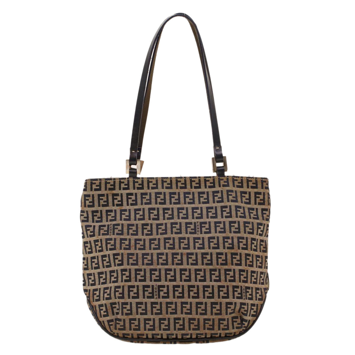 FENDI Zucchino Canvas Tote Bag Navy 2262-16457-018 rd5151