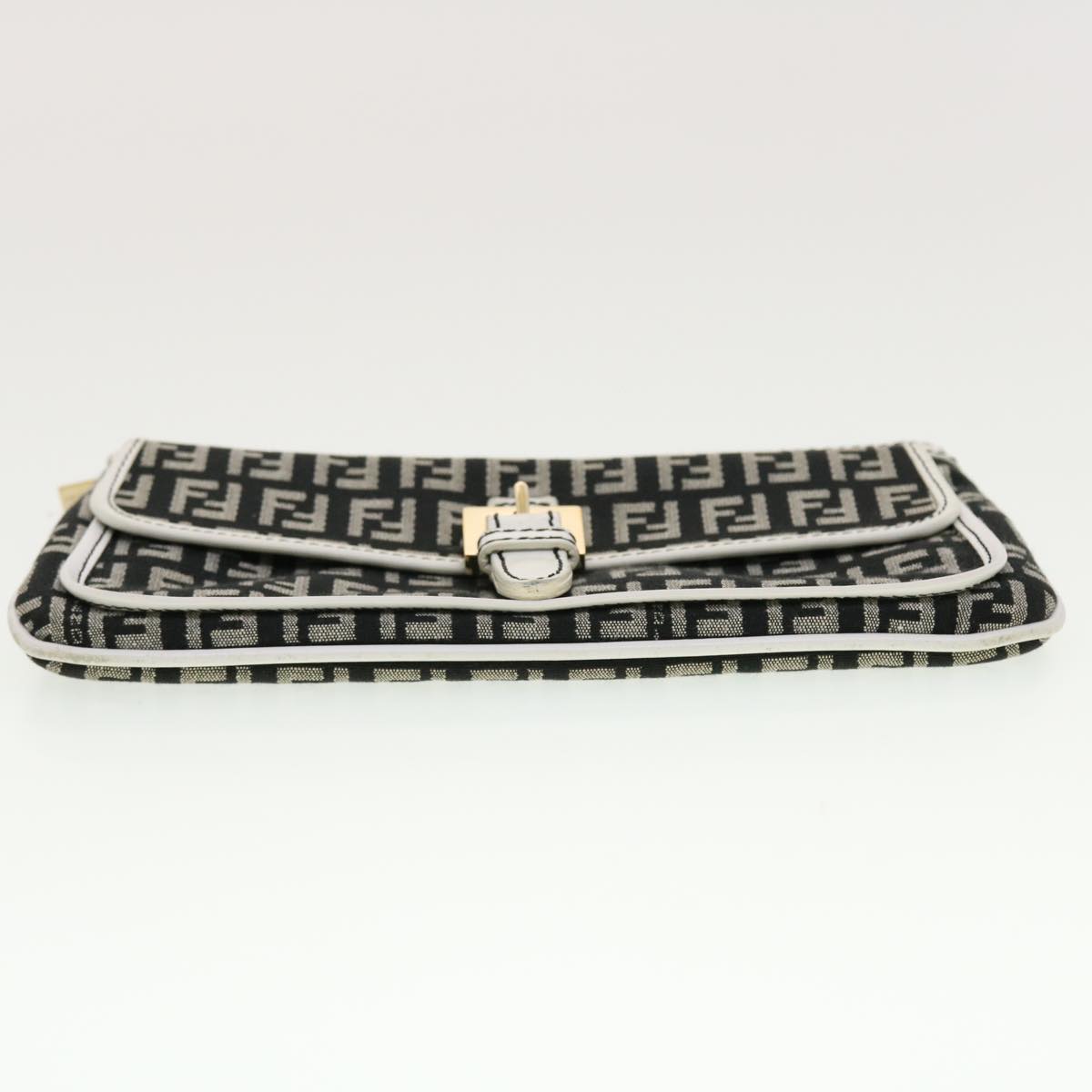 FENDI Zucchino Canvas Pouch Black rd5157