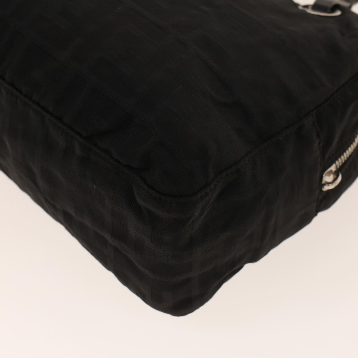 FENDI Zucca Canvas Shoulder Bag Black 222826619 rd5166
