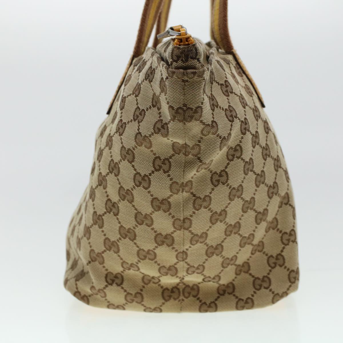 GUCCI GG Canvas Web Sherry Line Hand Bag 2Set Beige Red Green rd5183