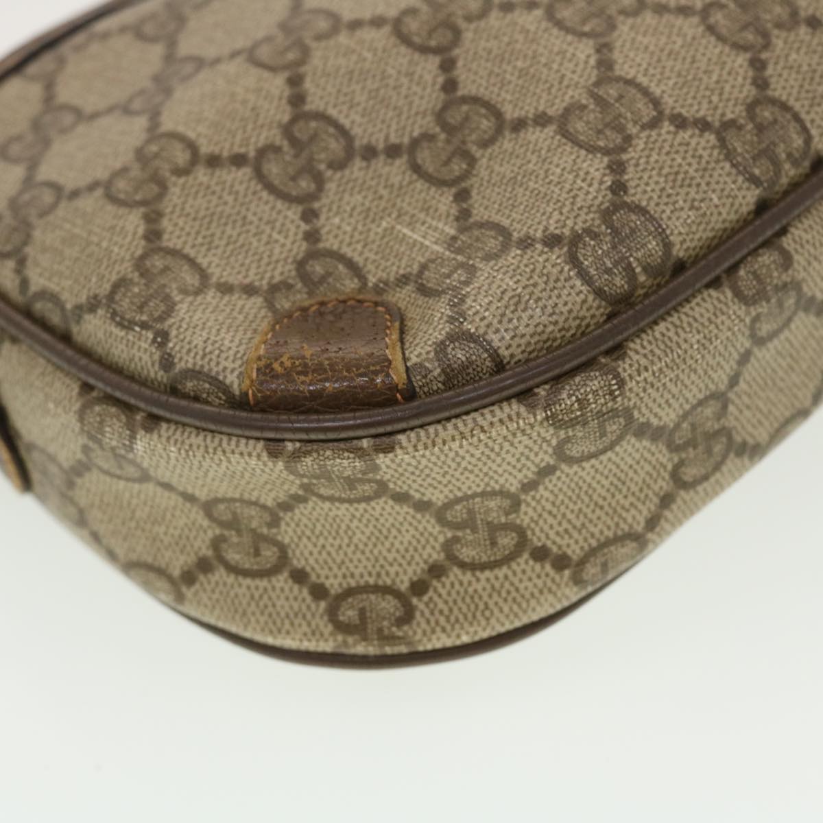 GUCCI GG Canvas Web Sherry Line Shoulder Bag Beige Red 89.02.066 rd5229