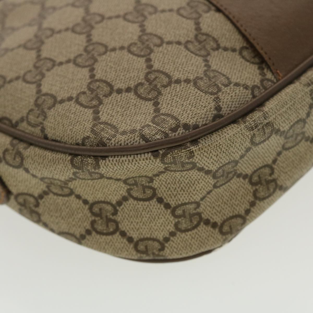 GUCCI GG Canvas Web Sherry Line Clutch Bag Beige Red Green 89.01.034 rd5247