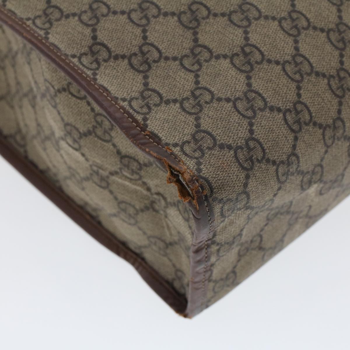 GUCCI GG Canvas Web Sherry Line Tote Bag Beige Red Green 211135 rd5255