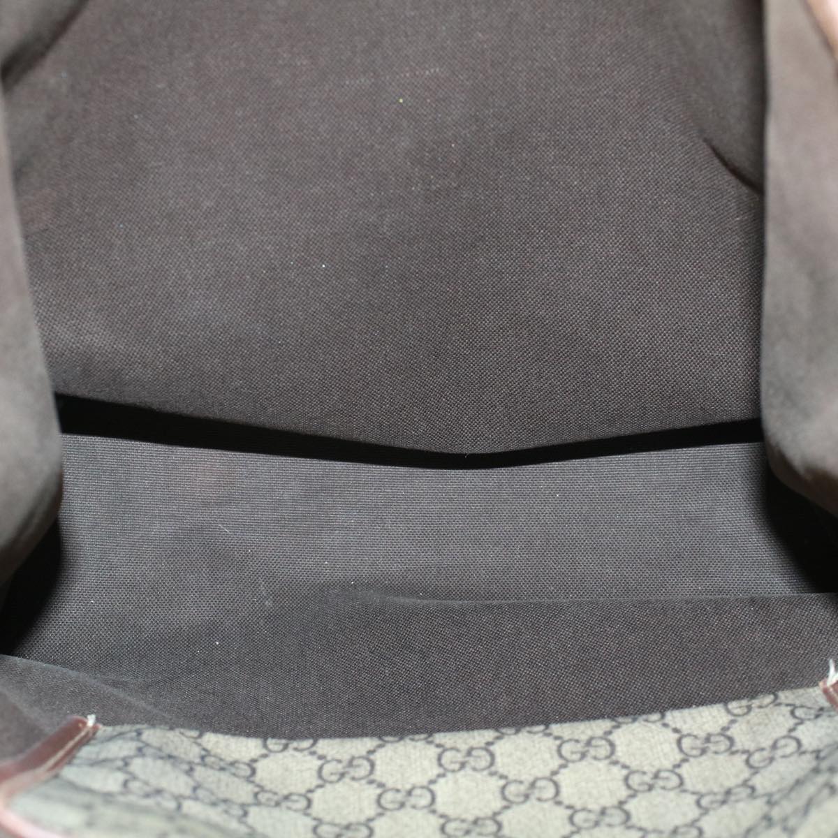 GUCCI GG Canvas Web Sherry Line Tote Bag Beige Red Green 211135 rd5255