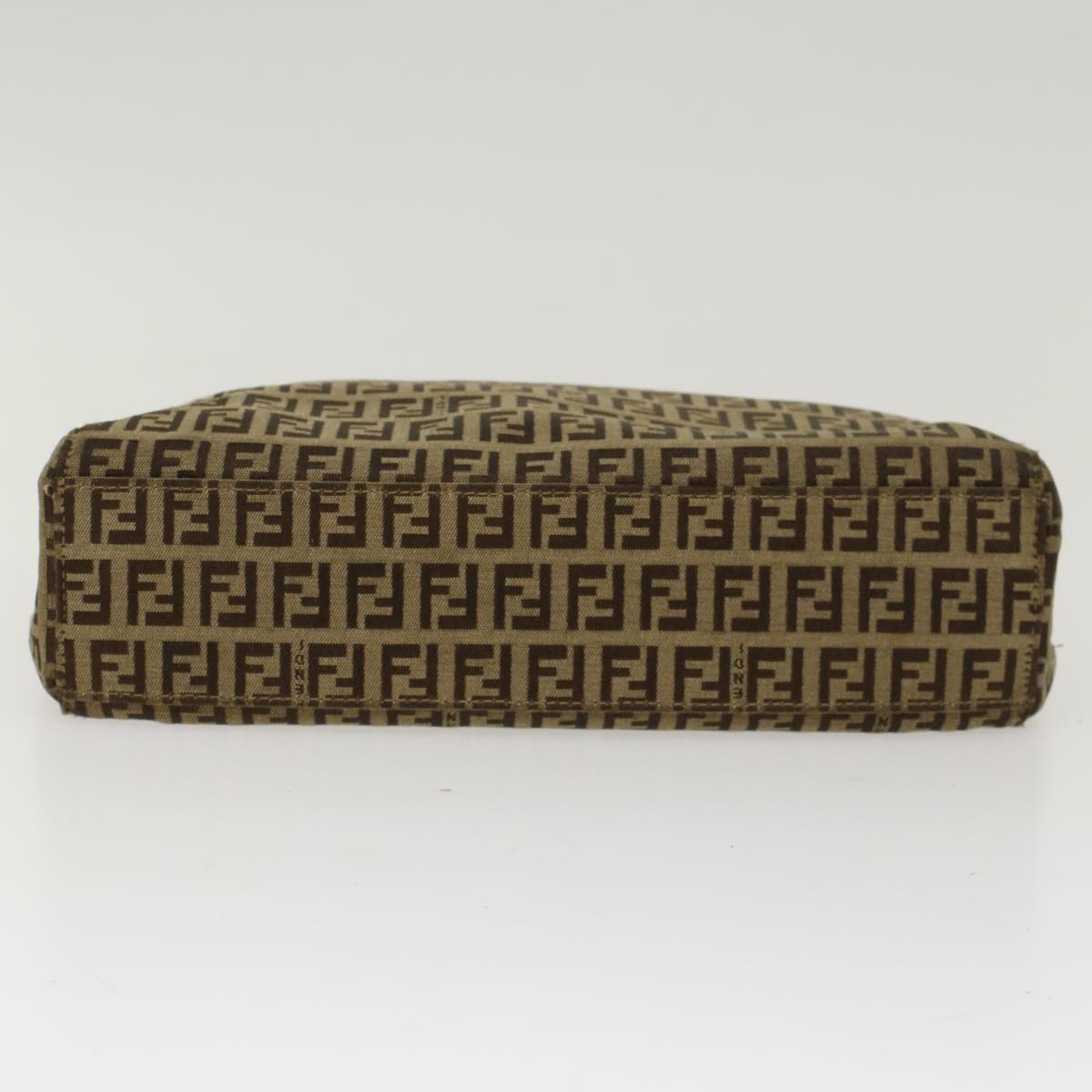 FENDI Zucchino Canvas Tote Bag Brown rd5439