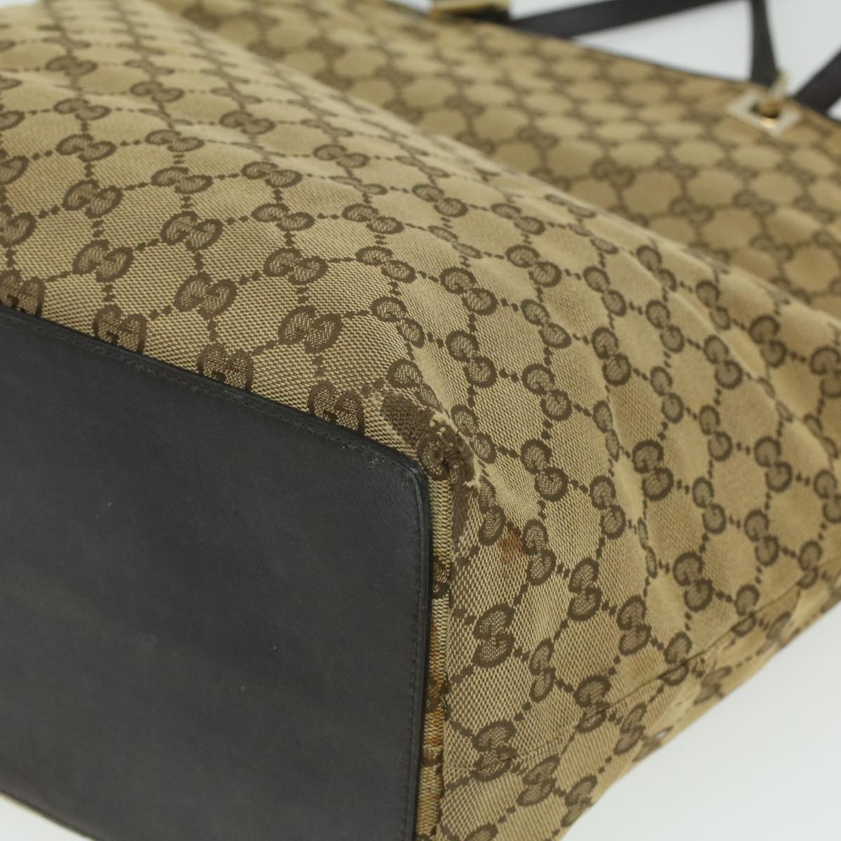 GUCCI GG Canvas Tote Bag Beige 00210972404 ro775