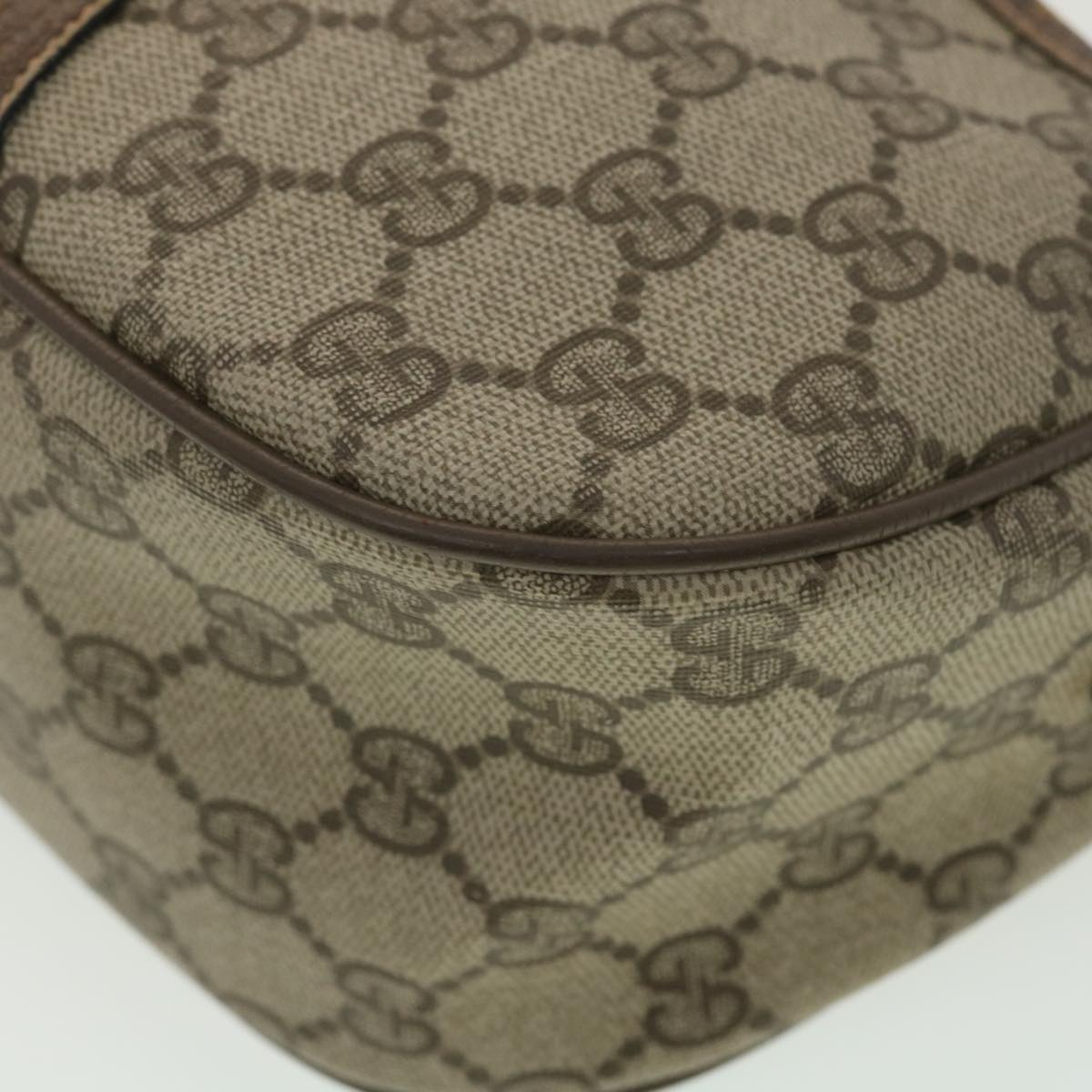GUCCI GG Canvas Web Sherry Line Shoulder Bag Beige Red 89 02 032 ro876