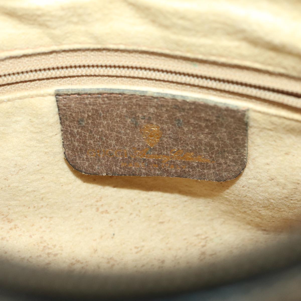 GUCCI GG Canvas Web Sherry Line Shoulder Bag Beige Red 89 02 032 ro876