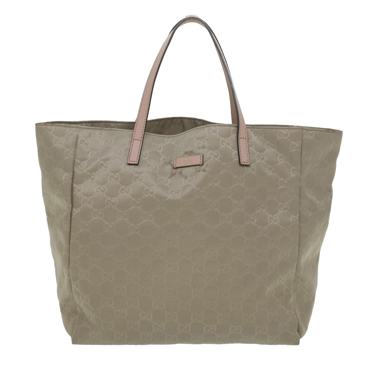 GUCCI GG Canvas Boston Bag Gray Pink 282439 ro917