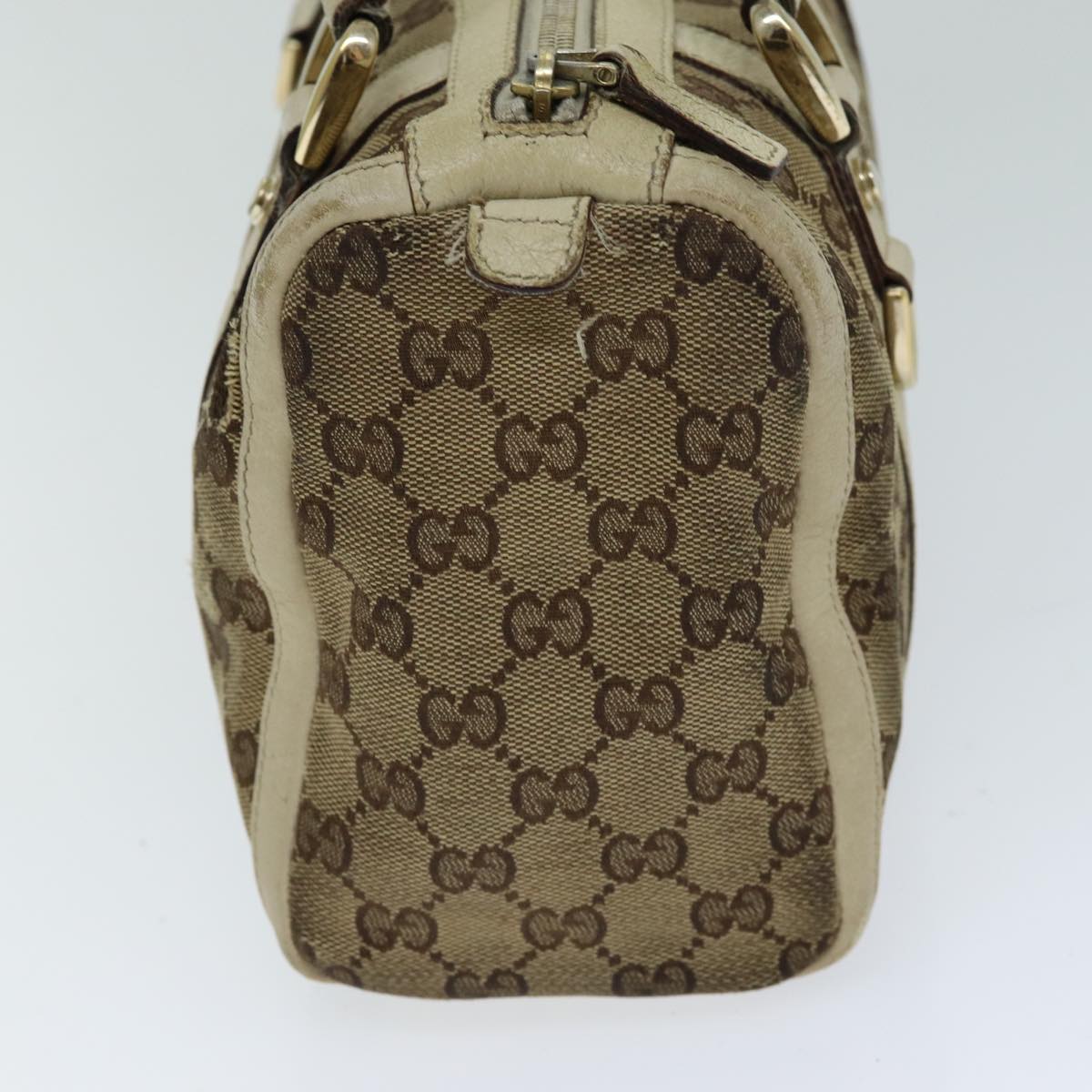 GUCCI GG Canvas Hand Bag Beige 130942 S1577