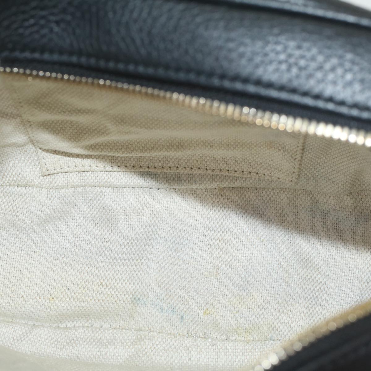 GUCCI Soho Shoulder Bag Leather Black 308364 S236