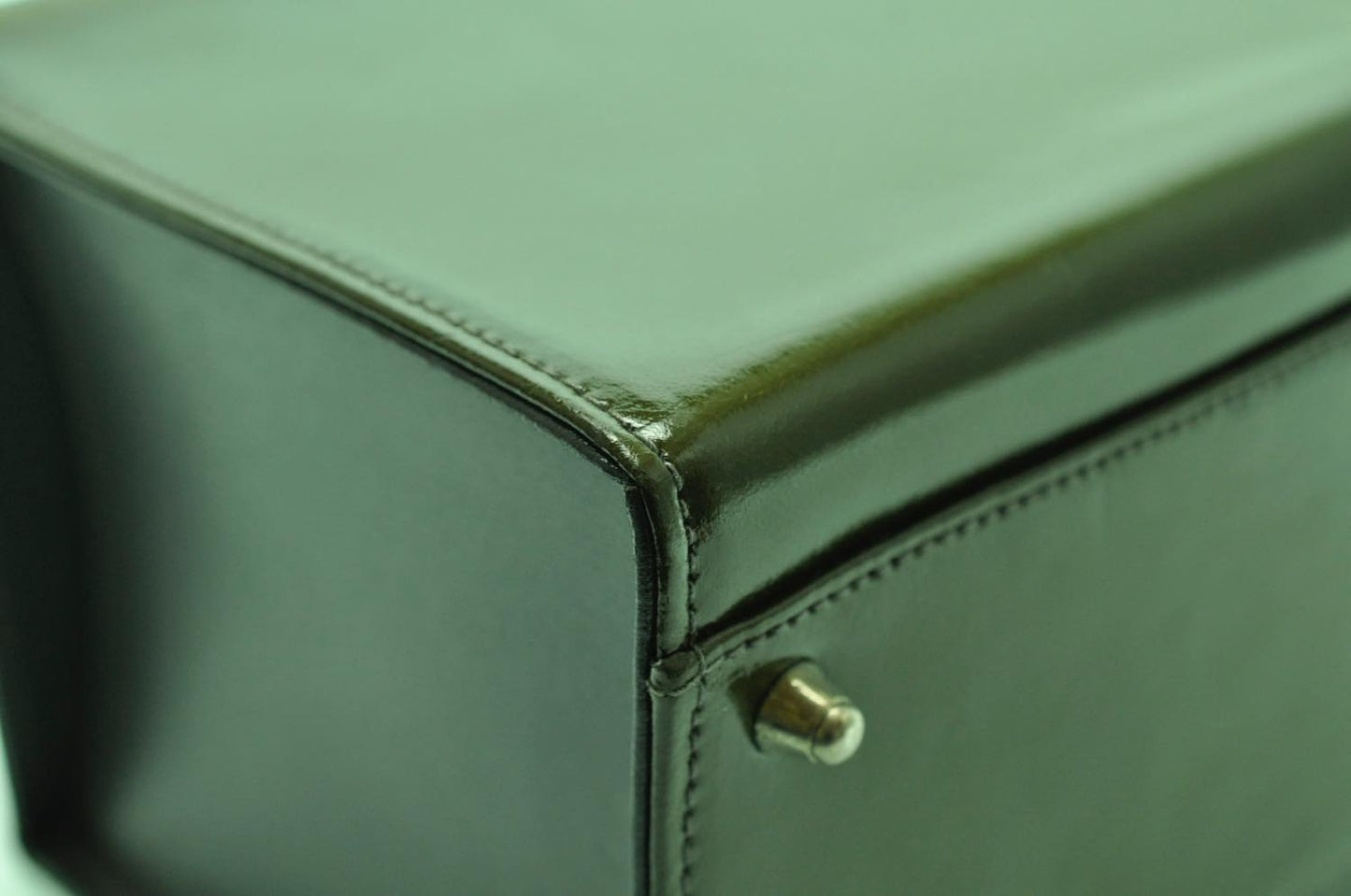 FENDI 2Way Green Hand Bag Green am1063s