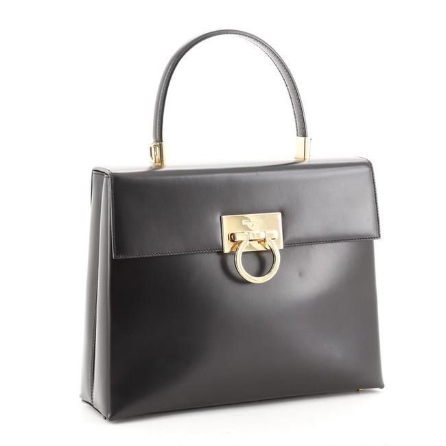 SALVATORE FERRAGAMO GANCINI TOP HANDLE BAG