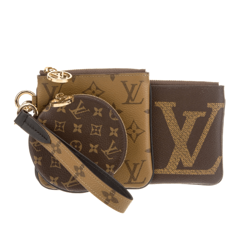 Louis Vuitton Reverse Monogram Trio Pouch