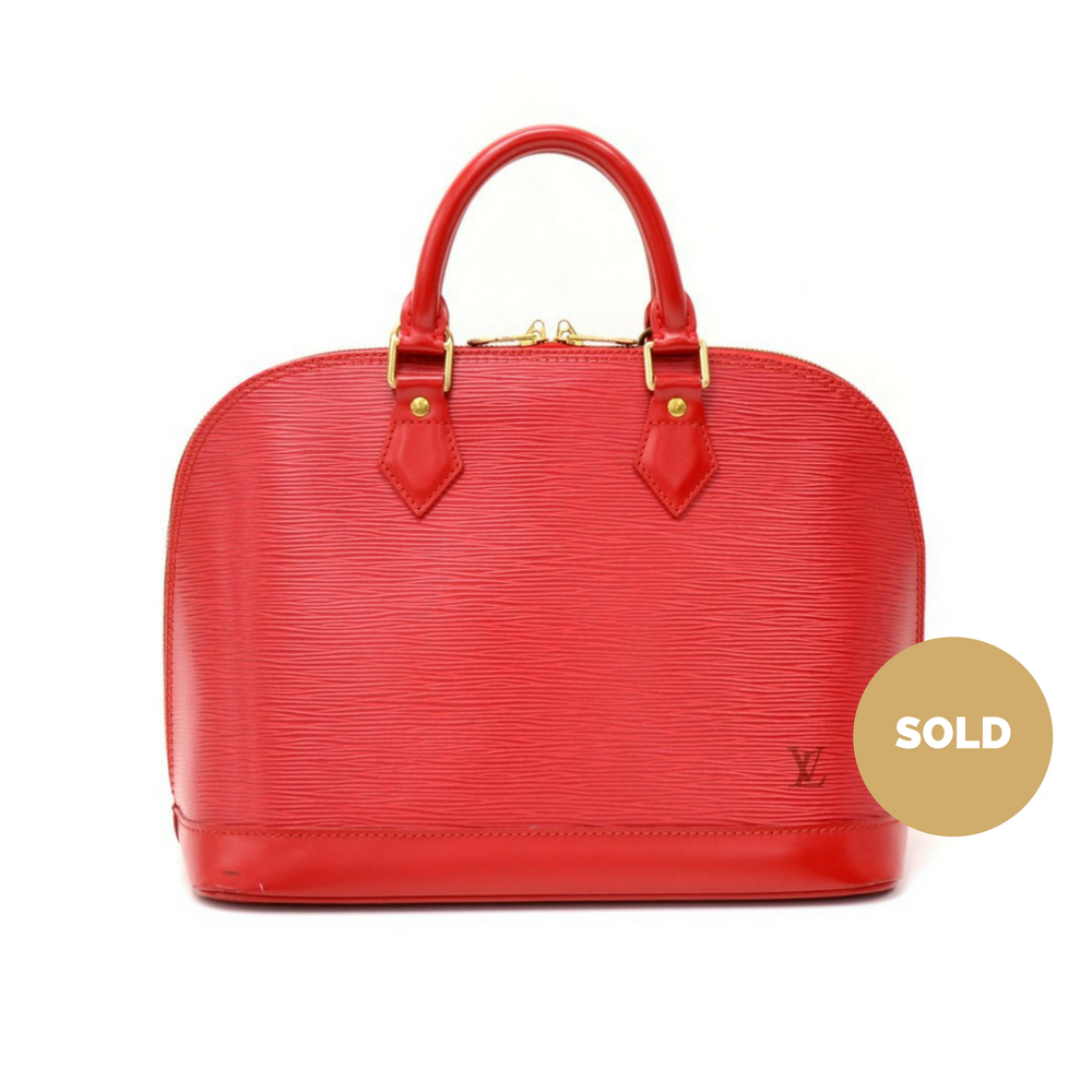 Louis Vuitto Alma Epi Leather Handbag