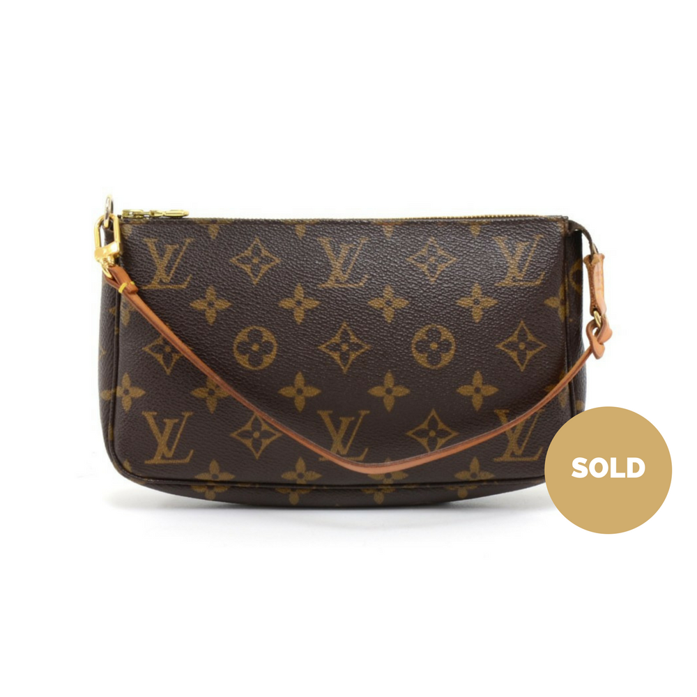 Louis Vuitto Pochette Accessoires Monogram Canvas Evening Bag